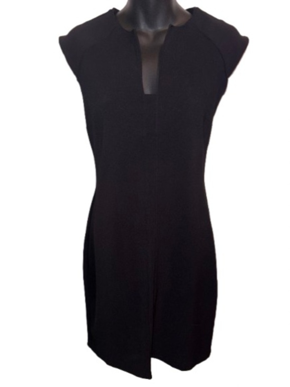 Bar III Black Cap-Sleeve Mini Dress size M